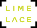 White background with lime green text spelling Lime Lace