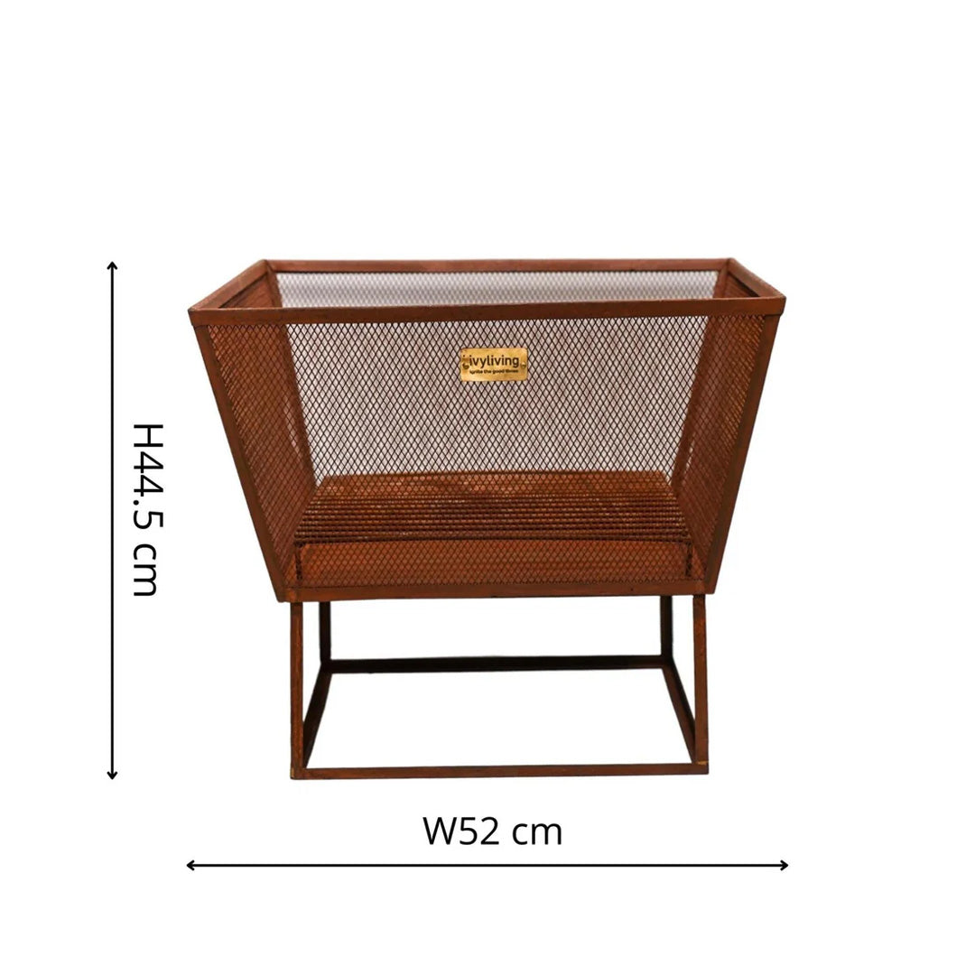 Norfolk Basket Fire Pit - Rust