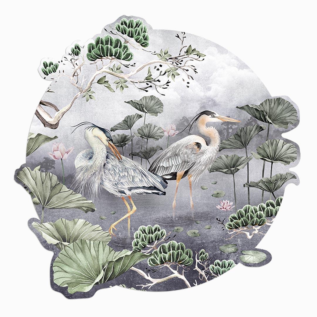 Orient Wall Decal - Silver