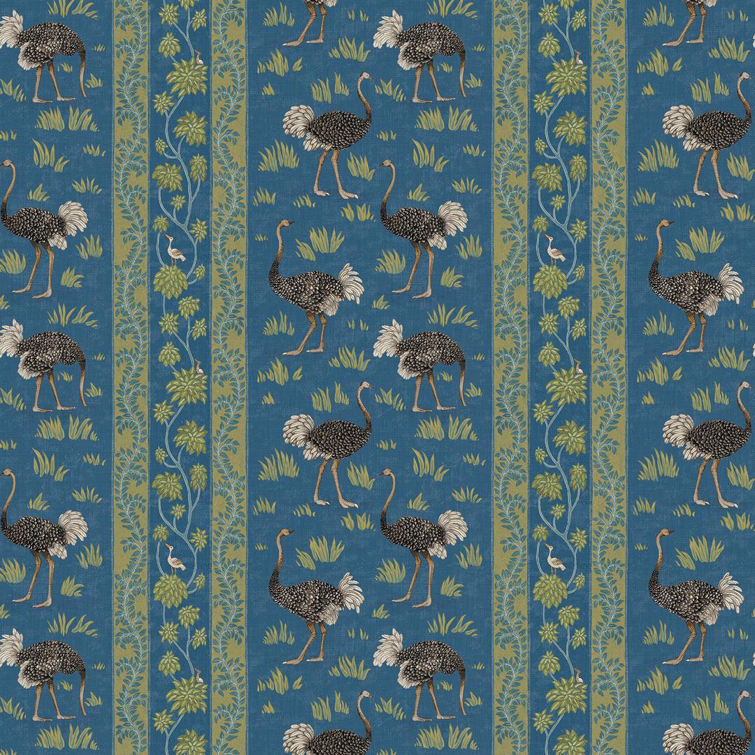 Ostrich Stipe Wallpaper - Josephine Munsey
