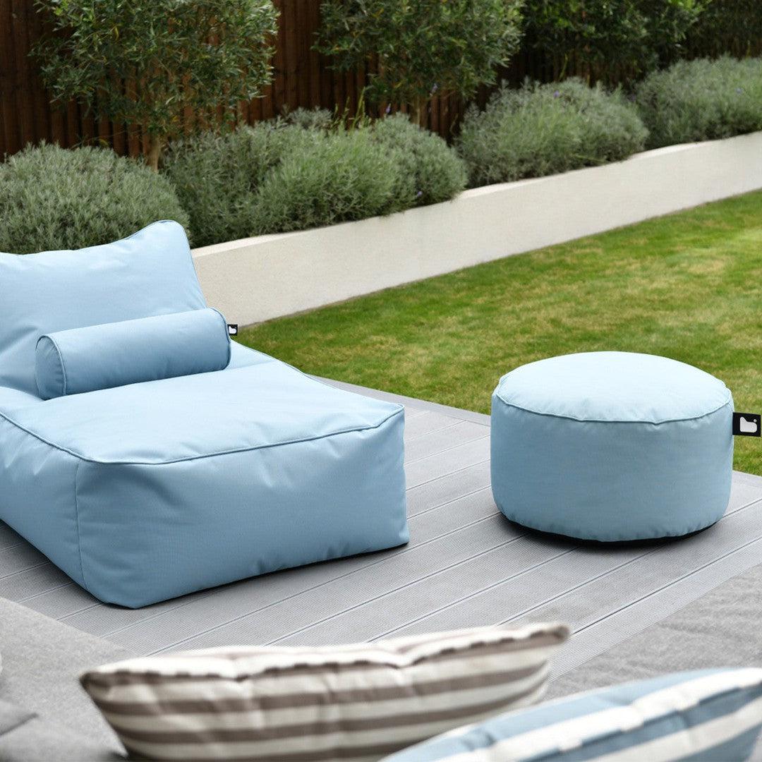 Outdoor B Pouffe - Sea Blue
