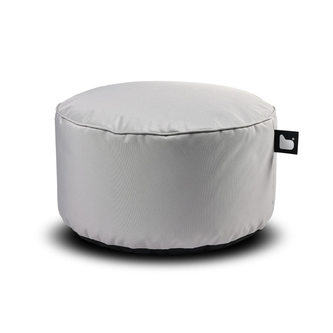 Outdoor B Pouffe - Silver Grey