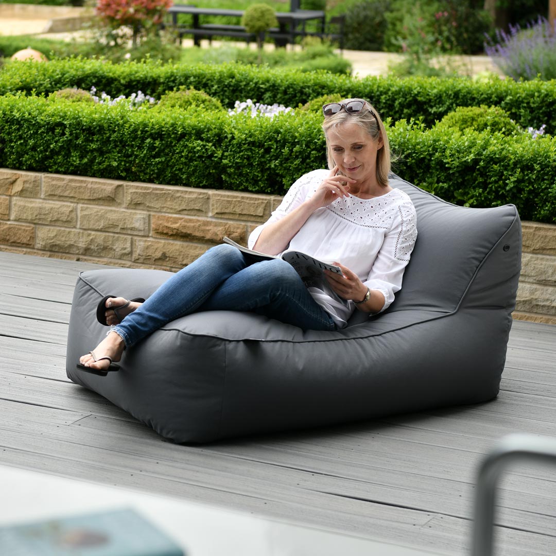 Outdoor Bean Bed - Sea Blue