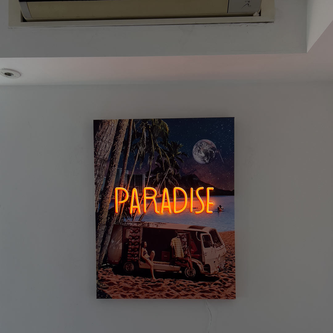 Paradise - LED Neon Artwork