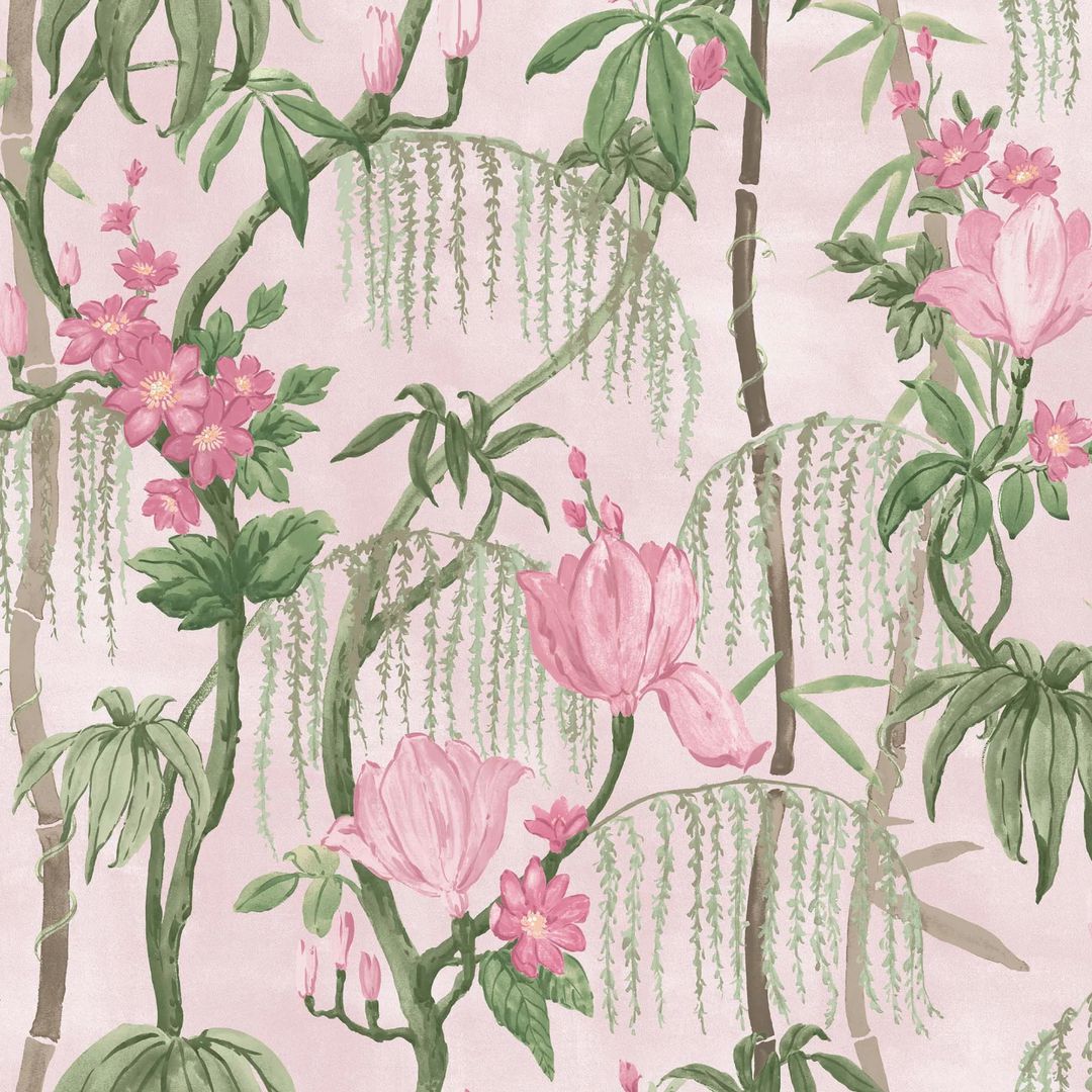 Pierre Wallpaper - Blush