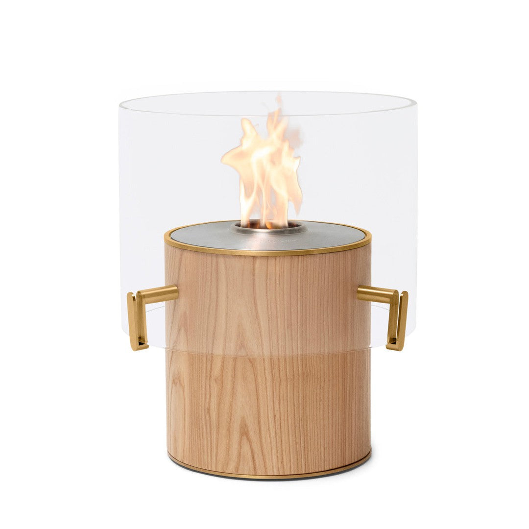 Pillar 3L Free Standing Bioethanol Fire EcoSmart Fire Lime Lace