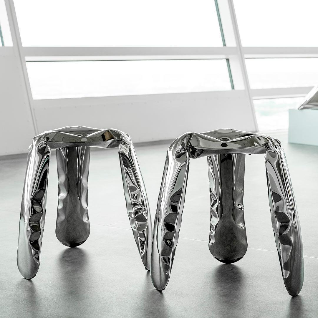 取付無料！ジータ zieta PLOPP スイス ステンレススツール✨ Plopp Stool - Inox Polished - Zieta – Lime Lace