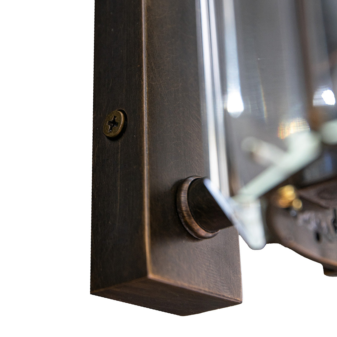 Reagan Dark Bronze Wall Light - RV Astley