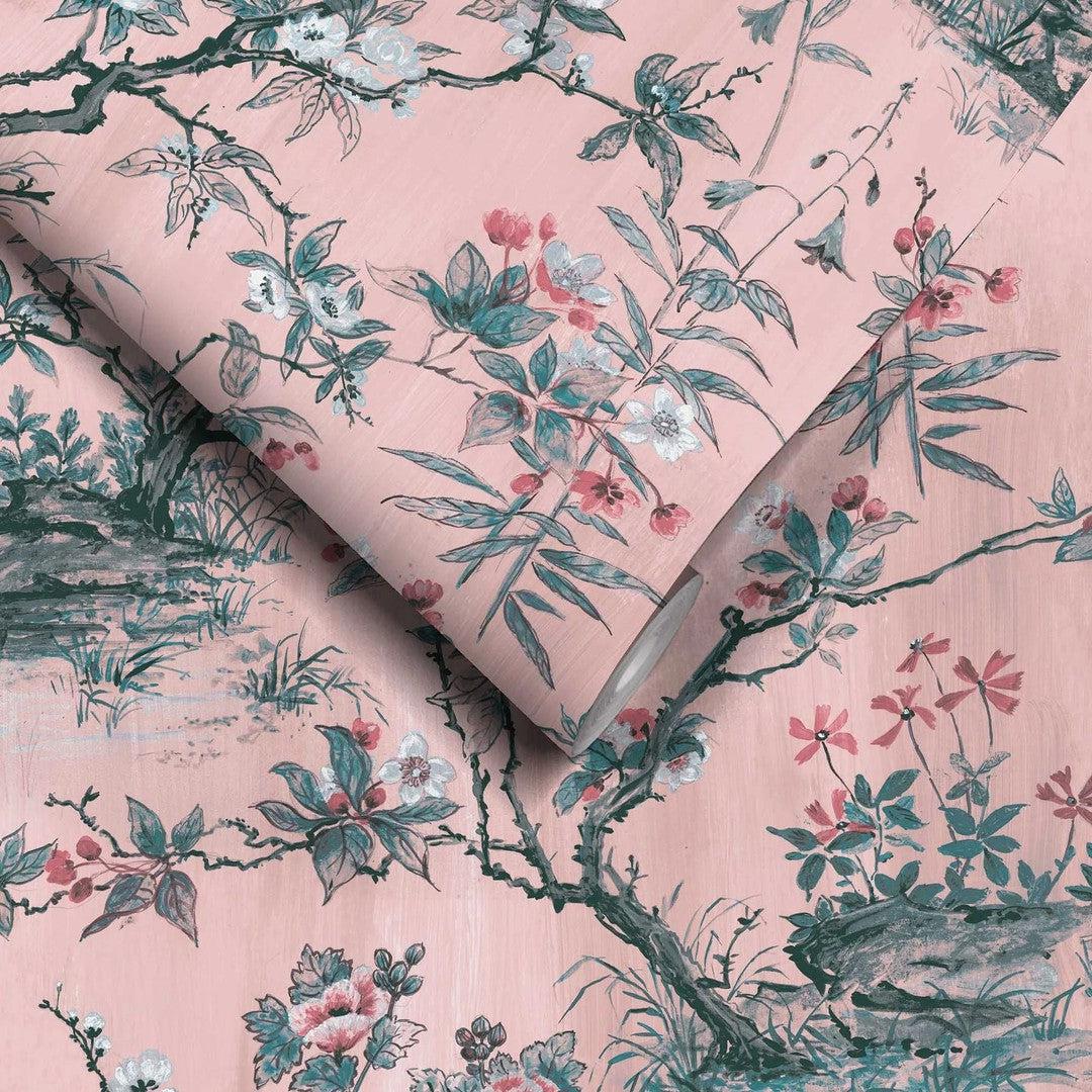 Rivington Wallpaper - Blush Pink