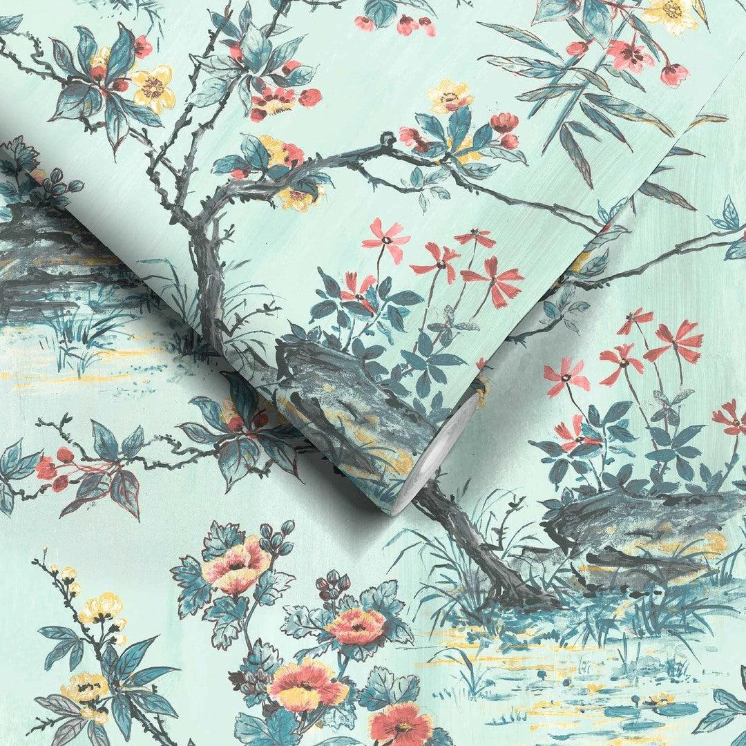 Rivington Wallpaper - Neo Mint