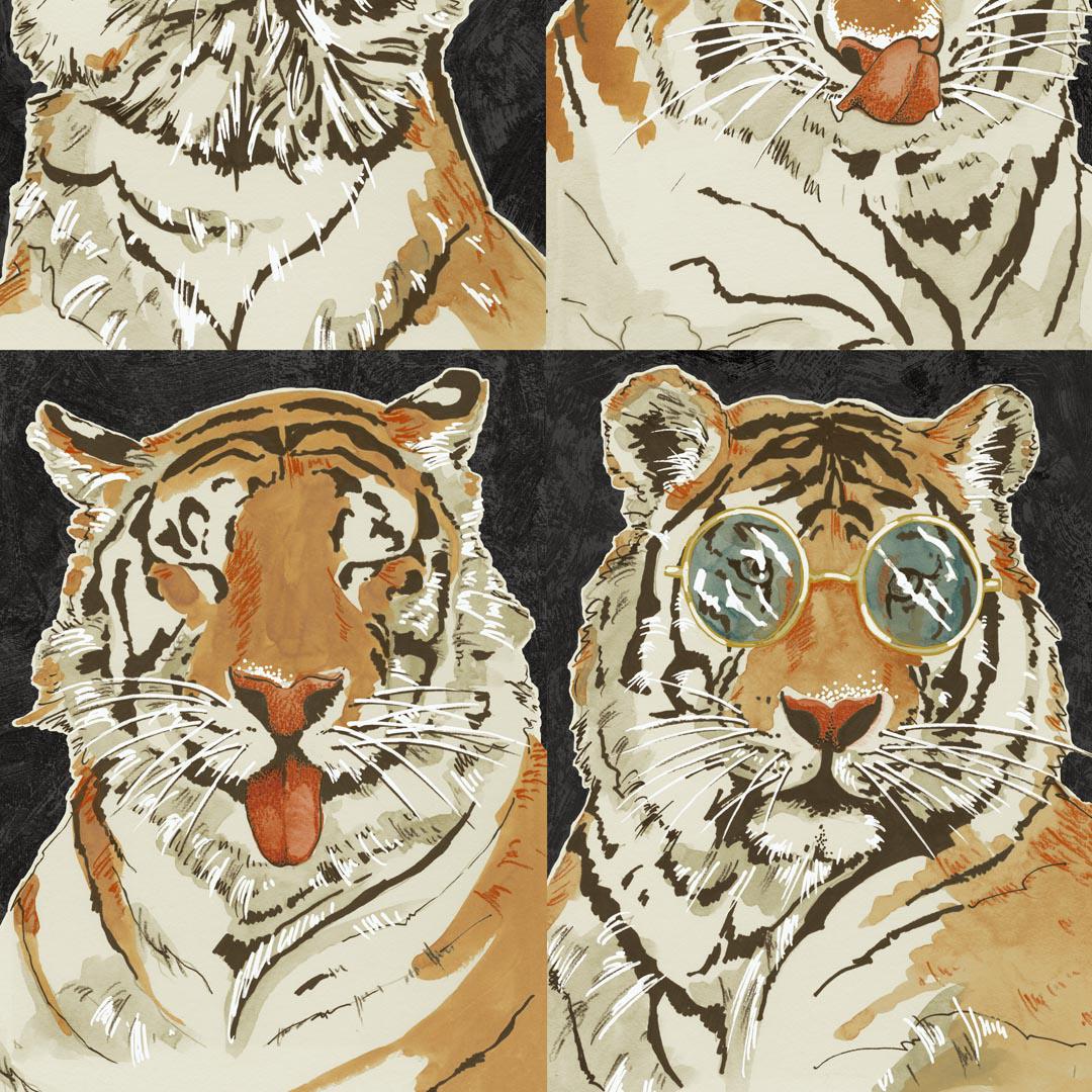 Roar Emotions Wallpaper - Charcoal - Brand McKenzie