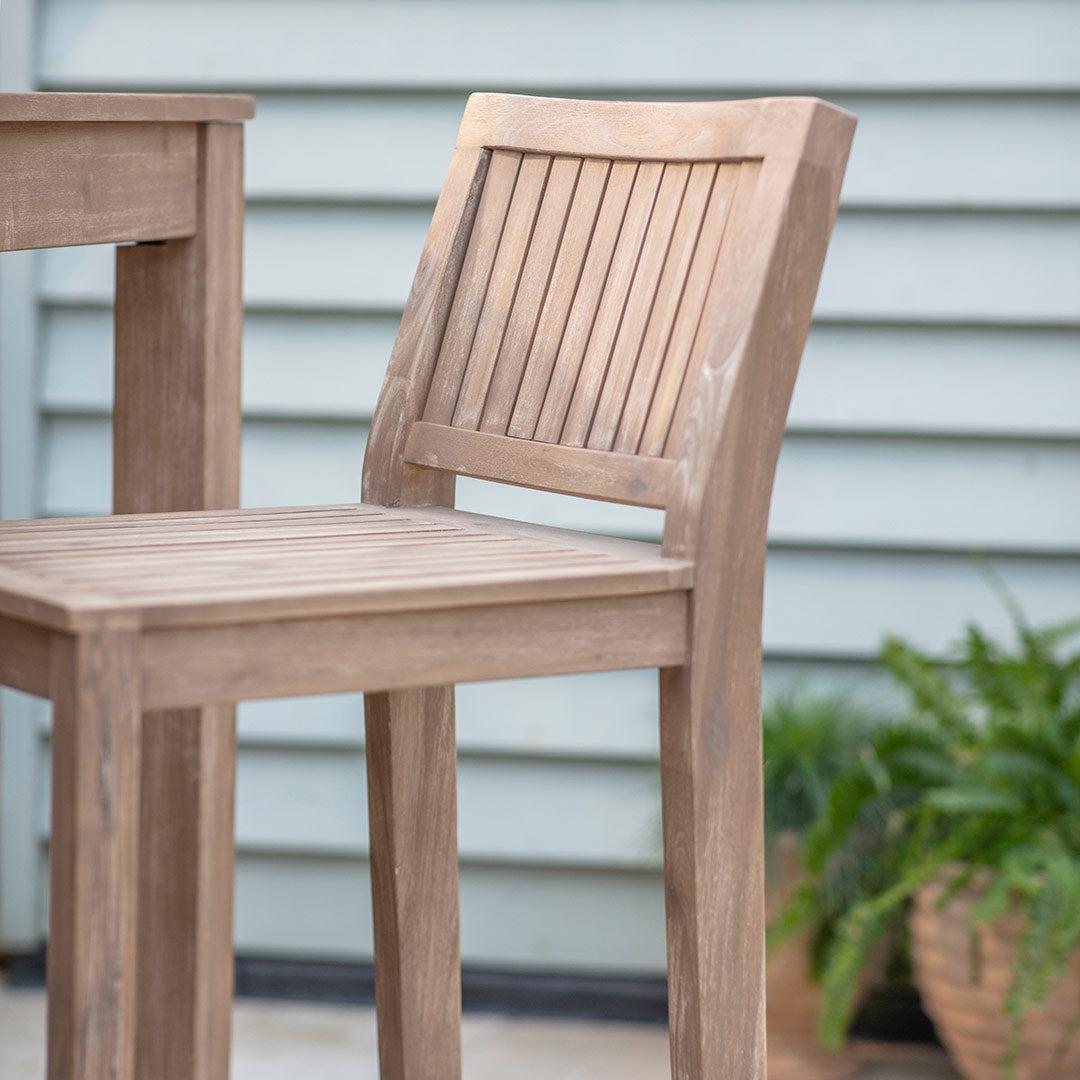 Set of 2 Porthallow Bar Stools - Natural