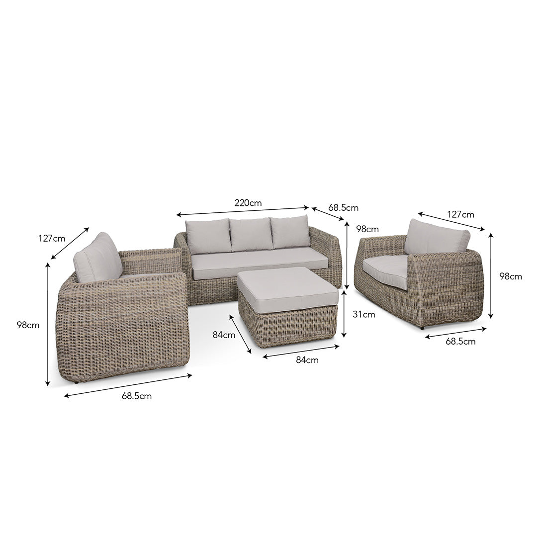 Skala 3 Seater Sofa Set