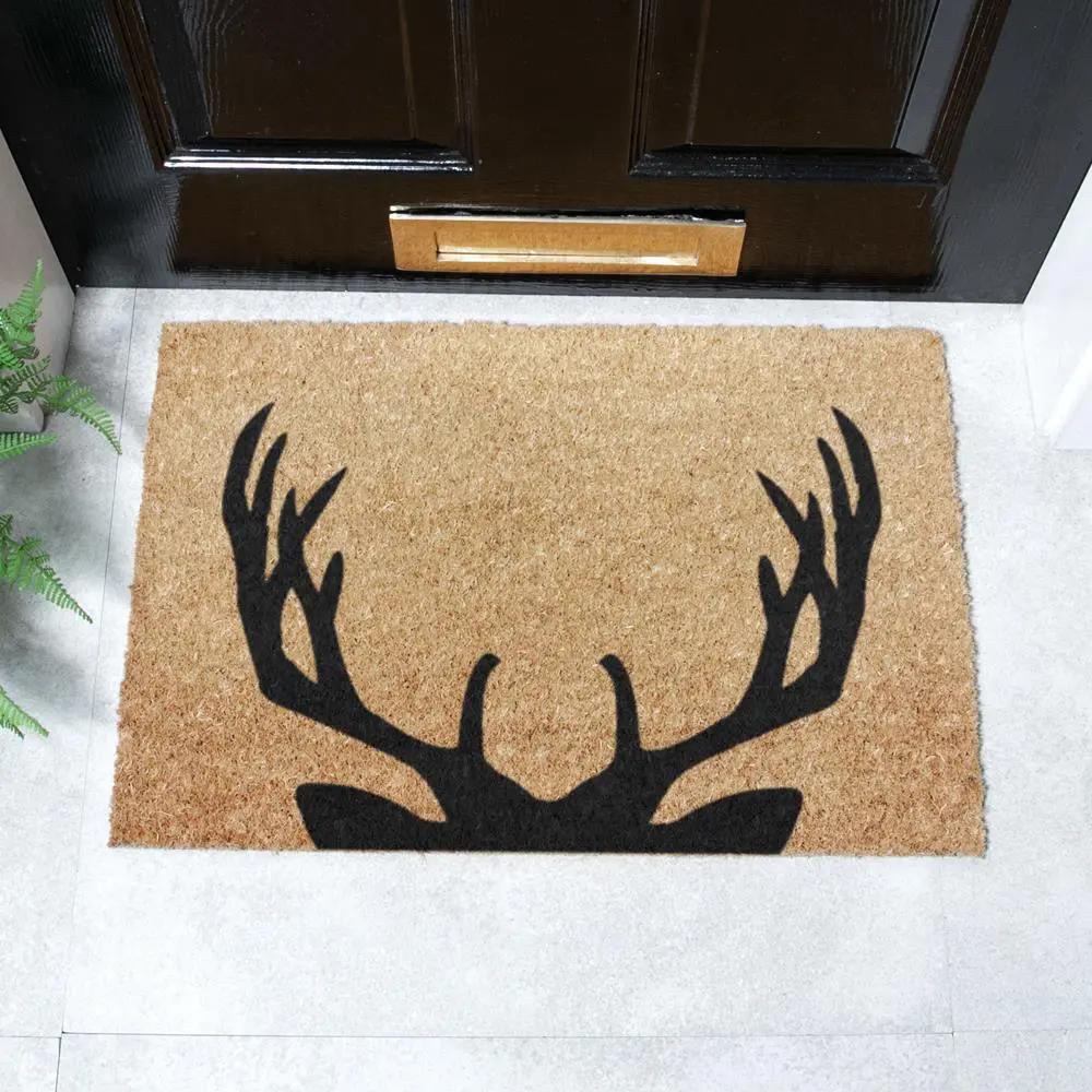Stag Antlers Doormat