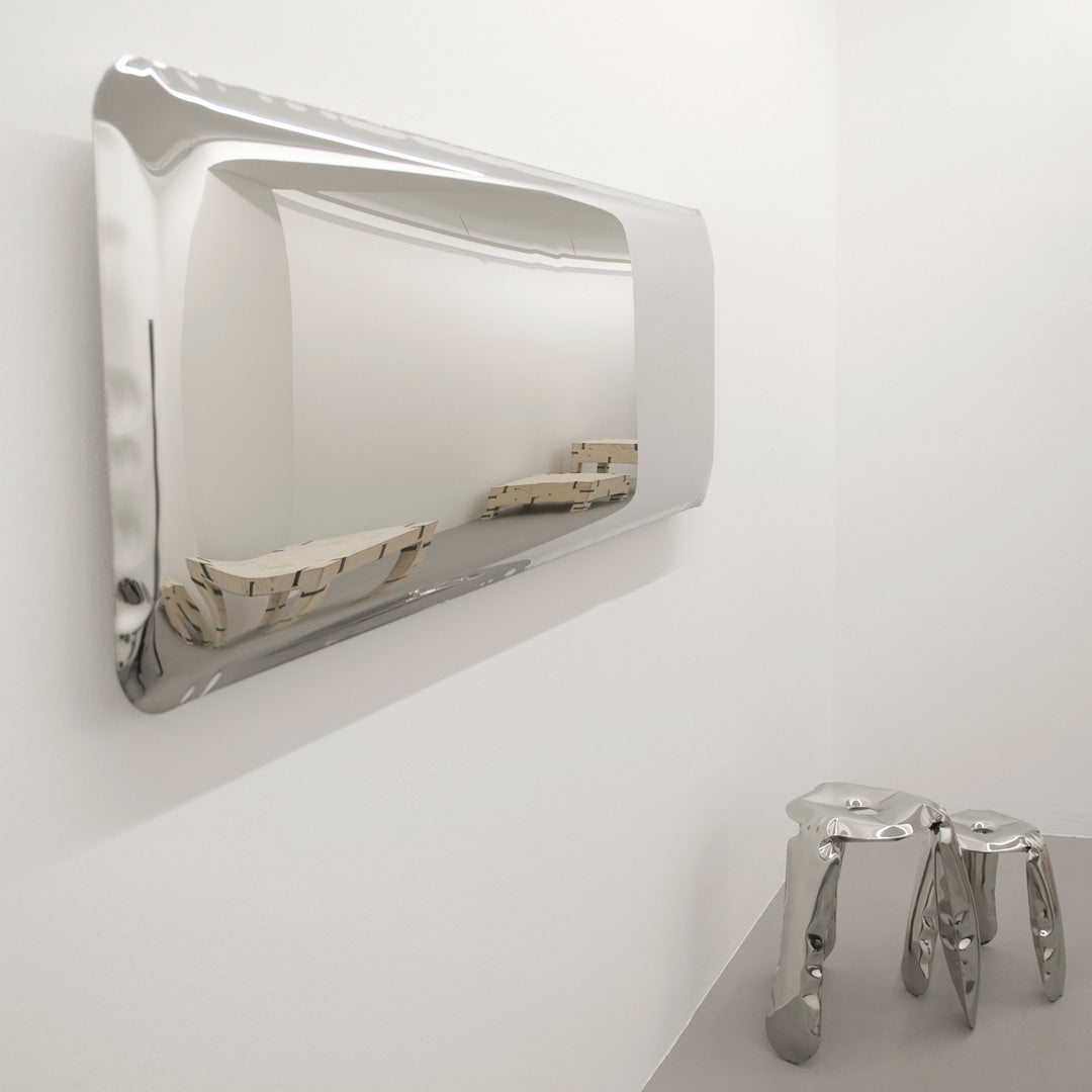 Tafla Q2 Mirror - Polished Inox - Zieta