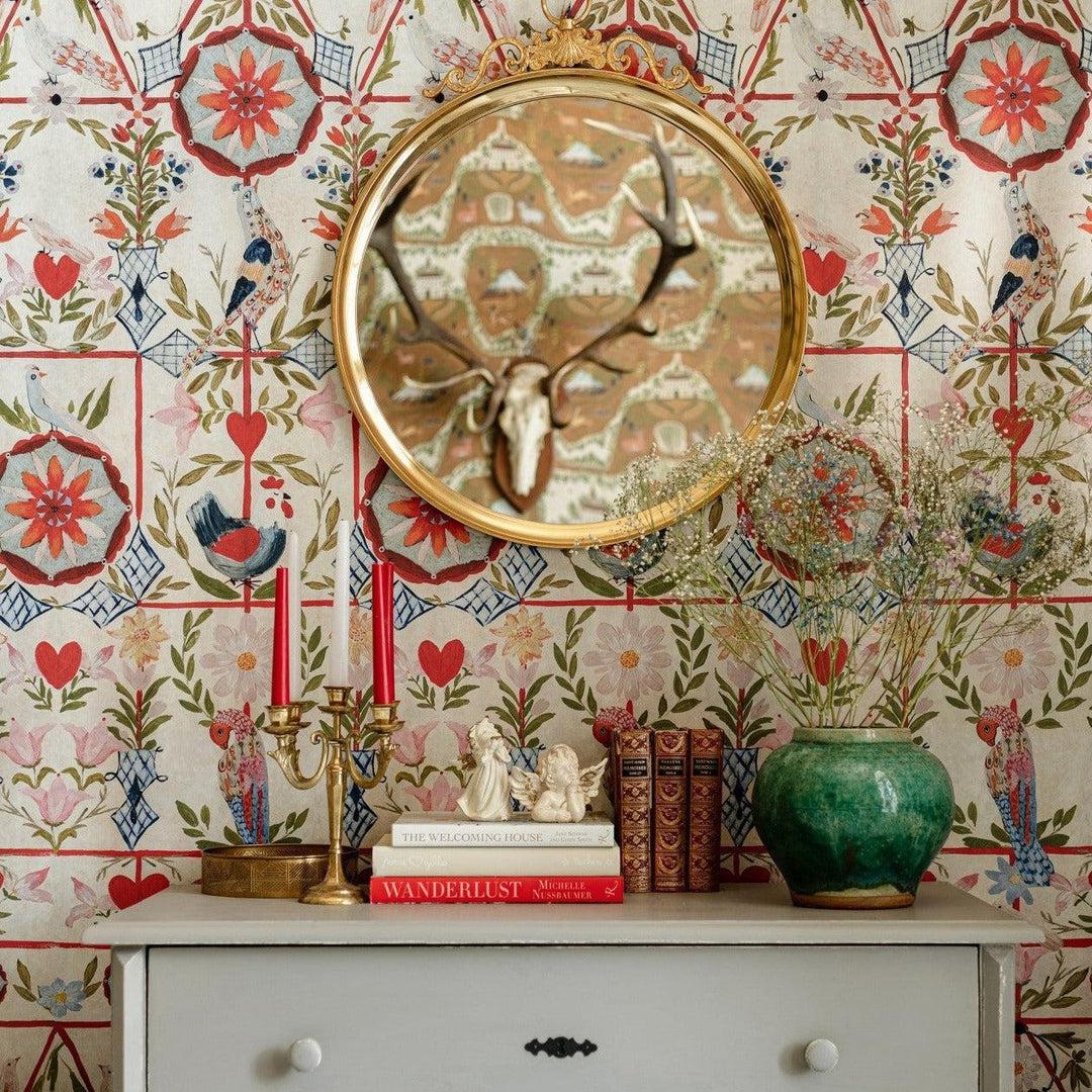 The Bird House Wallpaper - Set of 3 Rolls - Mind The Gap