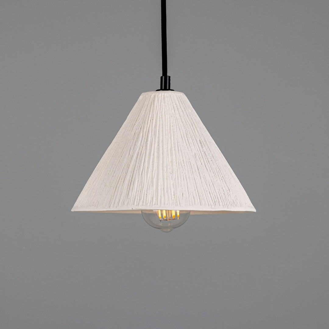 Tilia Organic Ceramic Cone Pendant Light