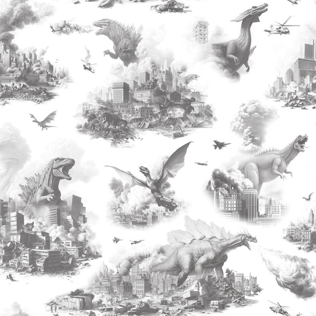 Toile de Jurassic Wallpaper - Carmine Lake