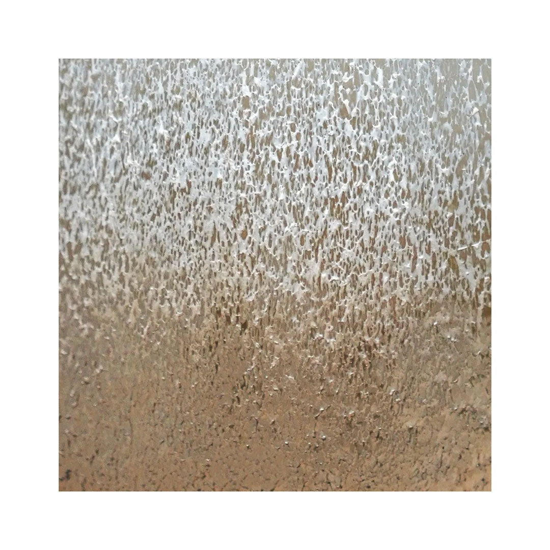 Verre Frosted Gold Glass Vase