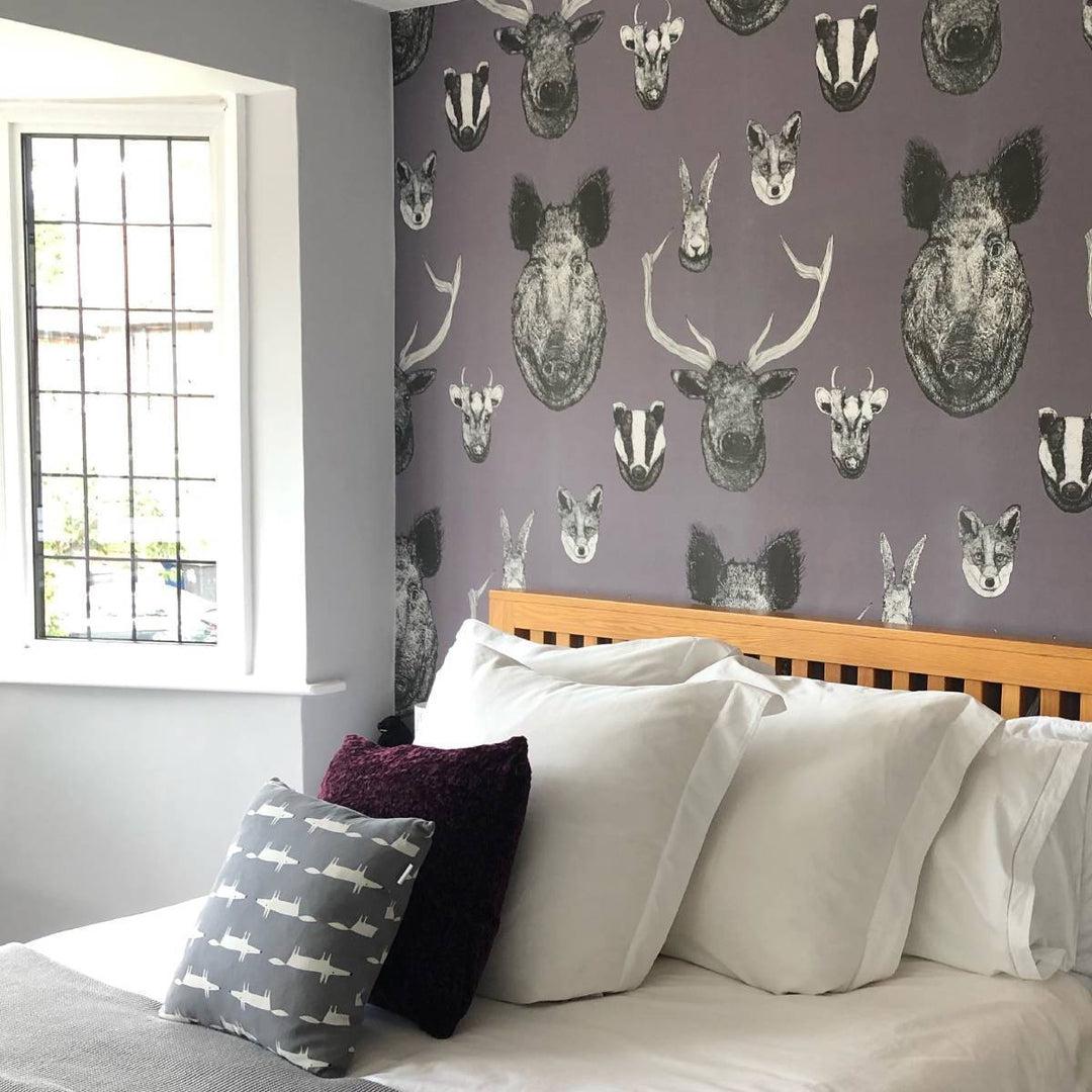 Vestige Wallpaper - Grey - Graduate Collection