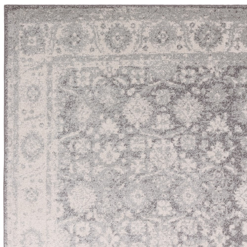 Vintage Silver Grey Rug