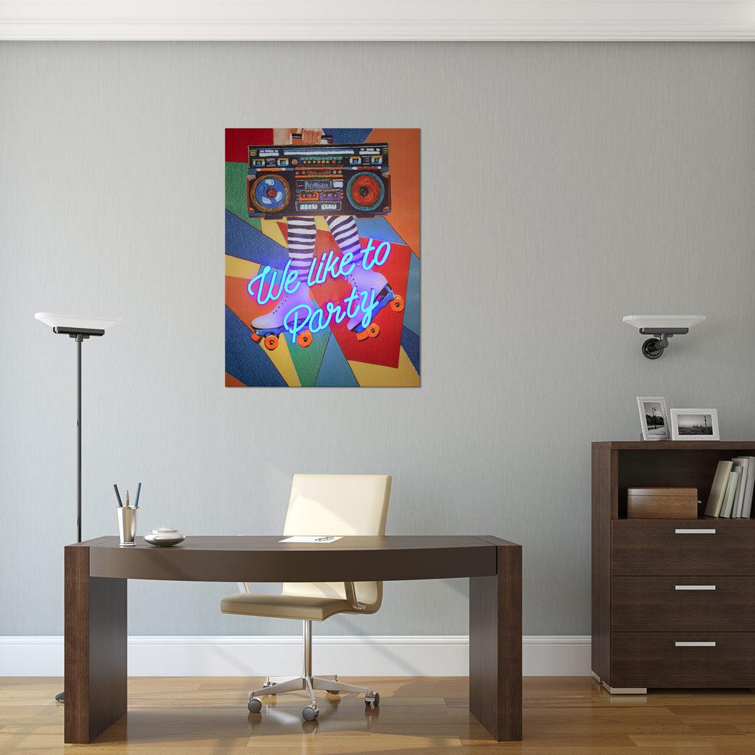 We Like to Party - LED Neon Artwork