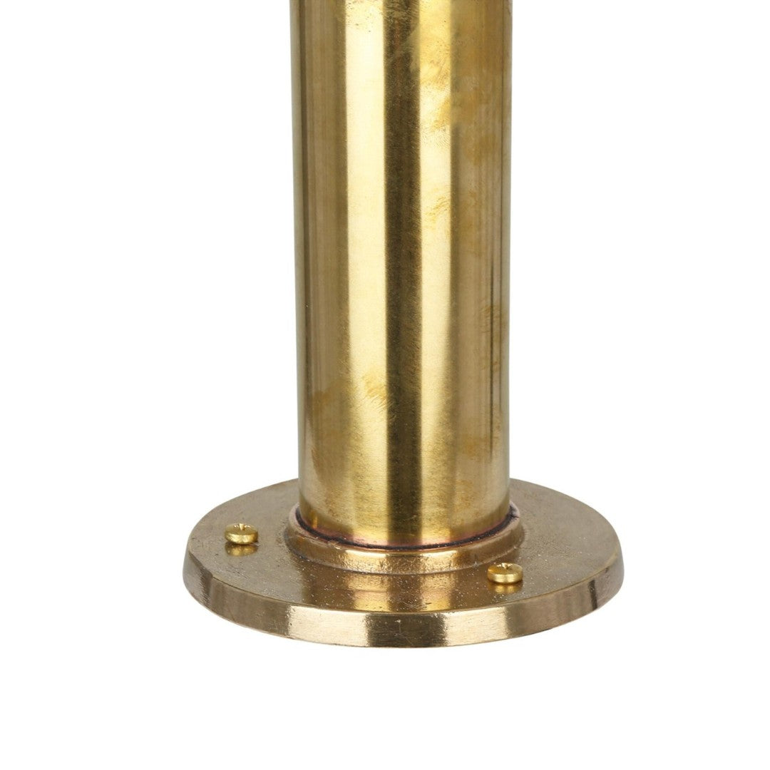 Yarrow Brass Outdoor Bollard Pillar Light