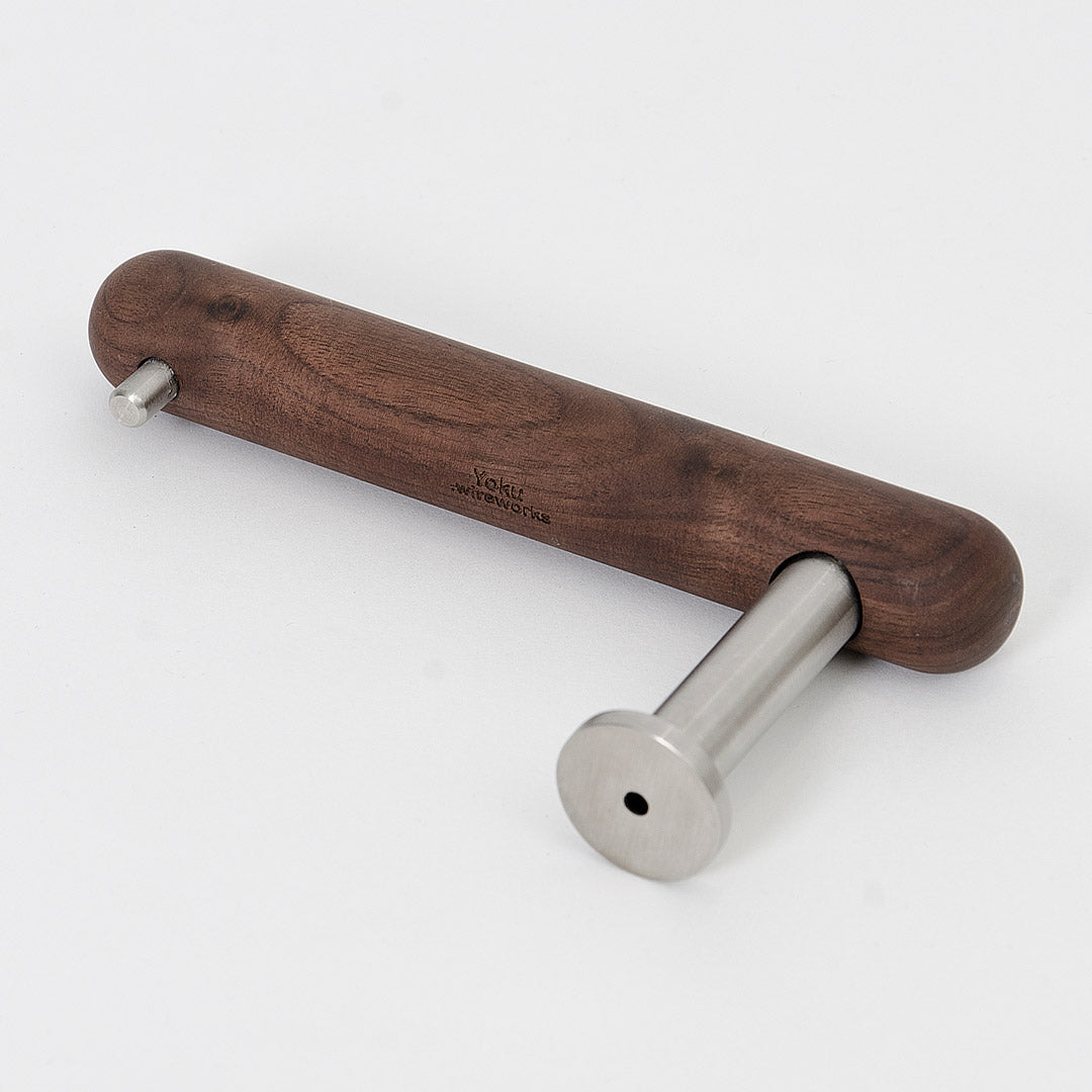 Yoku Toilet Roll Holder - Walnut