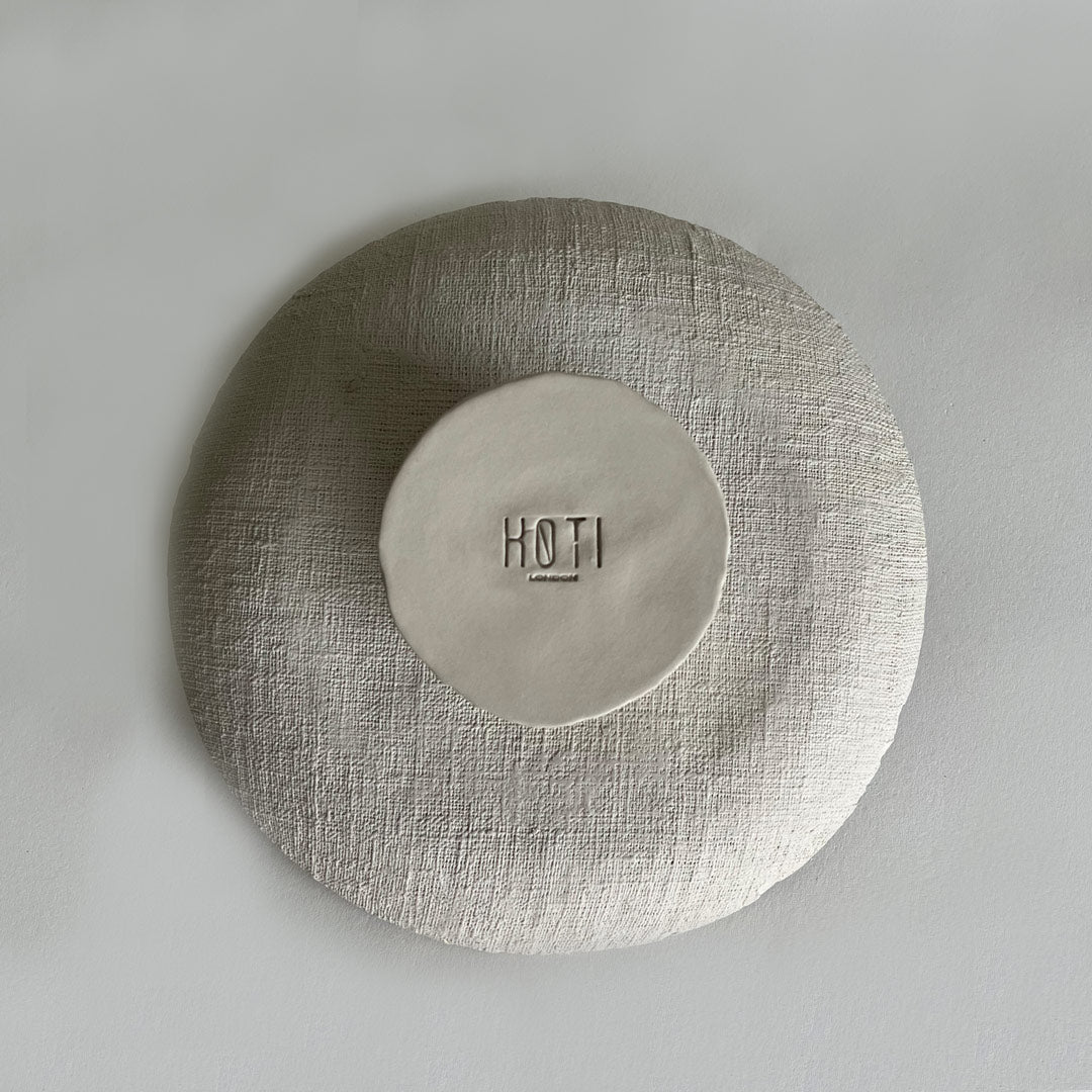 Yuta Ceramic Serving Tray - Beige