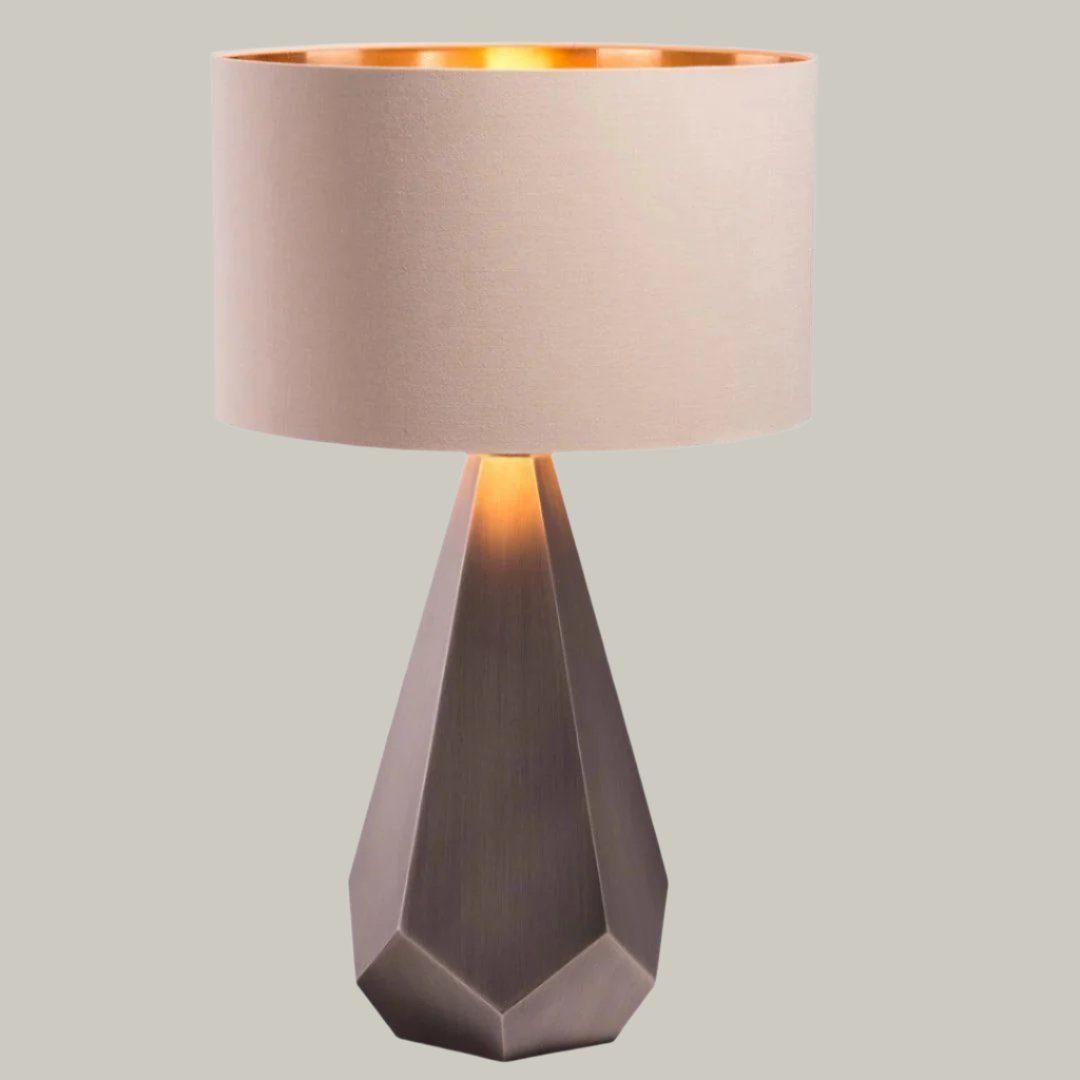 Agato Gunmetal Table Lamp - RV Astley
