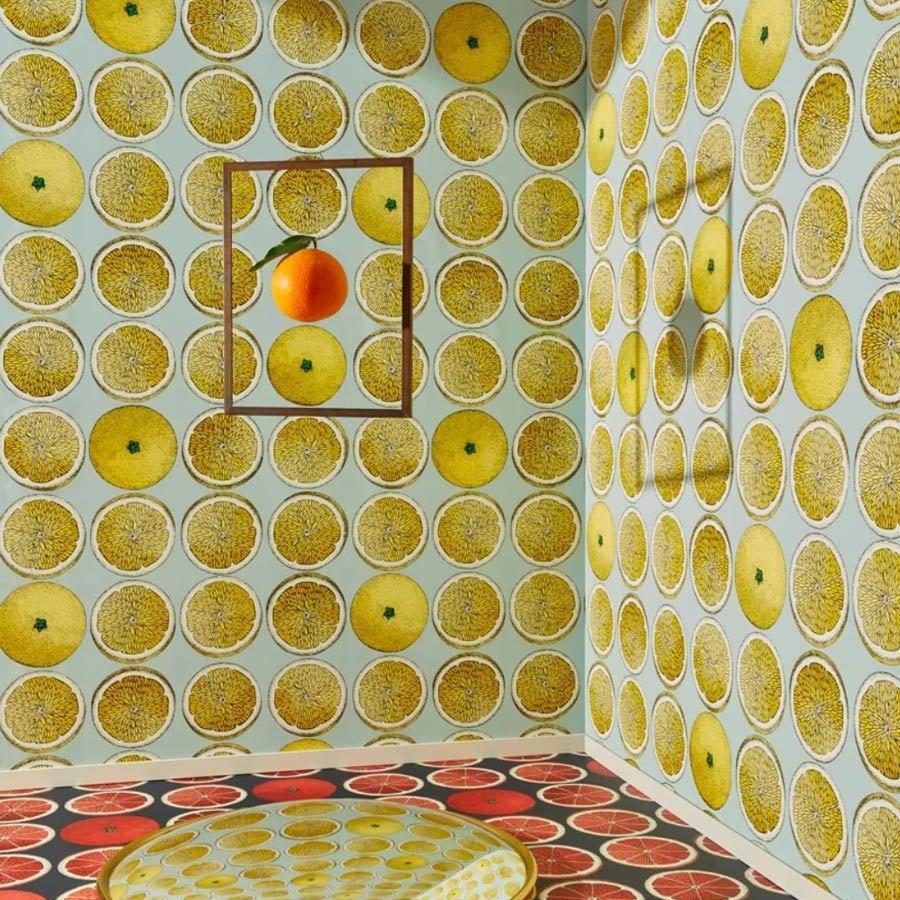 Arance Wallpaper - Fornasetti Senza Tempo - Cole & Son