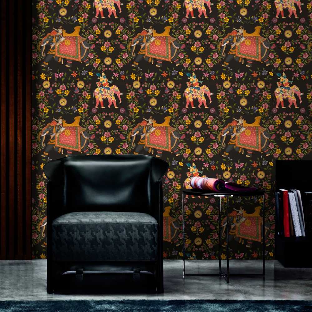 Aristocracy Anthracite Wallpaper - Set of 3 Rolls - MINDTHEGAP