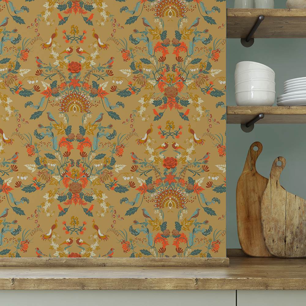 Aviana Wallpaper - Honey - Becca Who