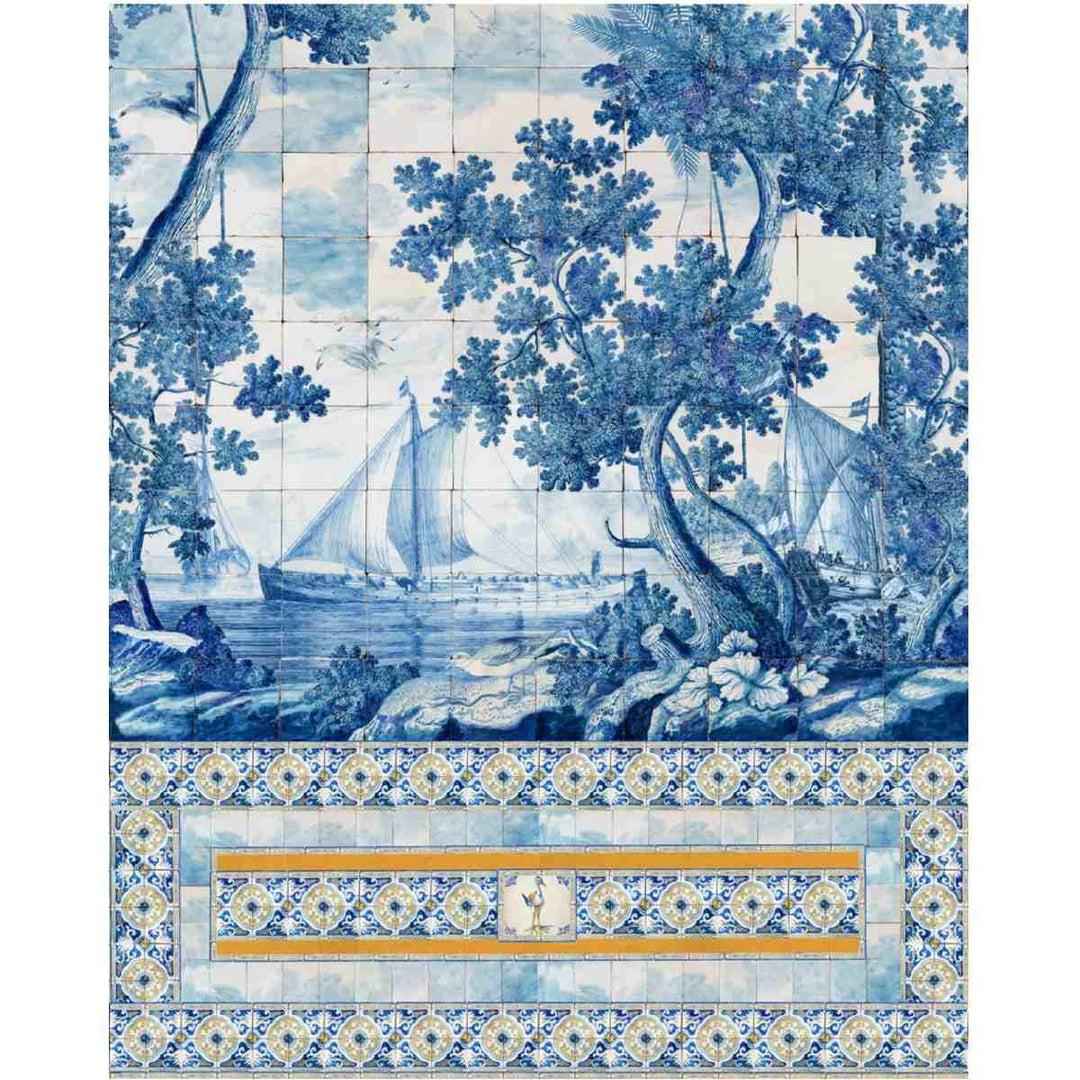 Azure Mural Wallpaper - Set of 3 Rolls - MINDTHEGAP