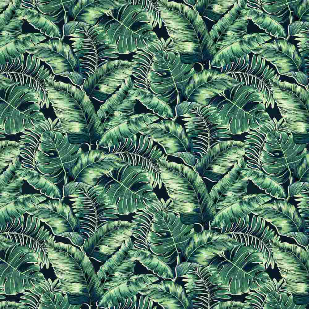 Banana Leaves Wallpaper - Leaf Green - Brand Mckenzie