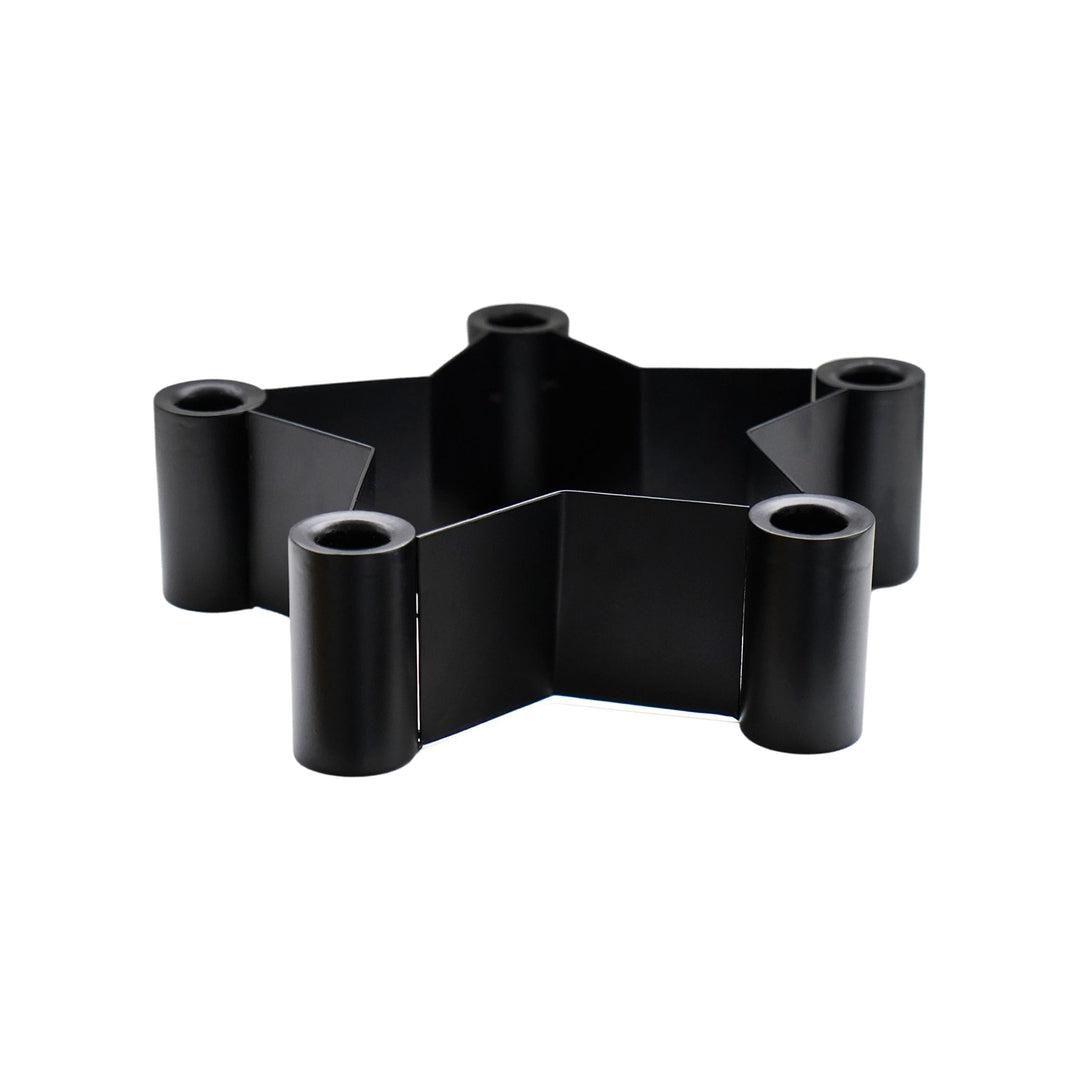 Black Star Centrepiece Candle Holder