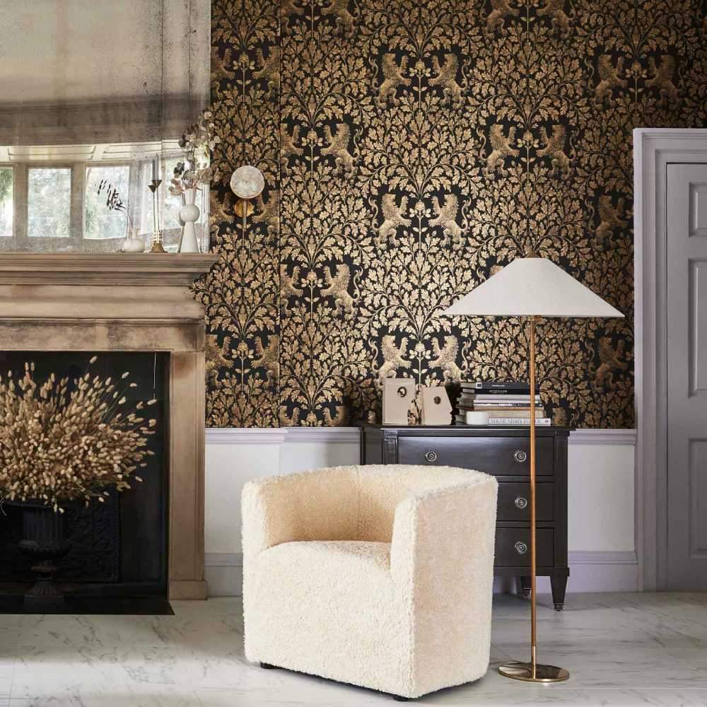 Boscobel Oak Wallpaper - Pearwood Collection - Cole & Son