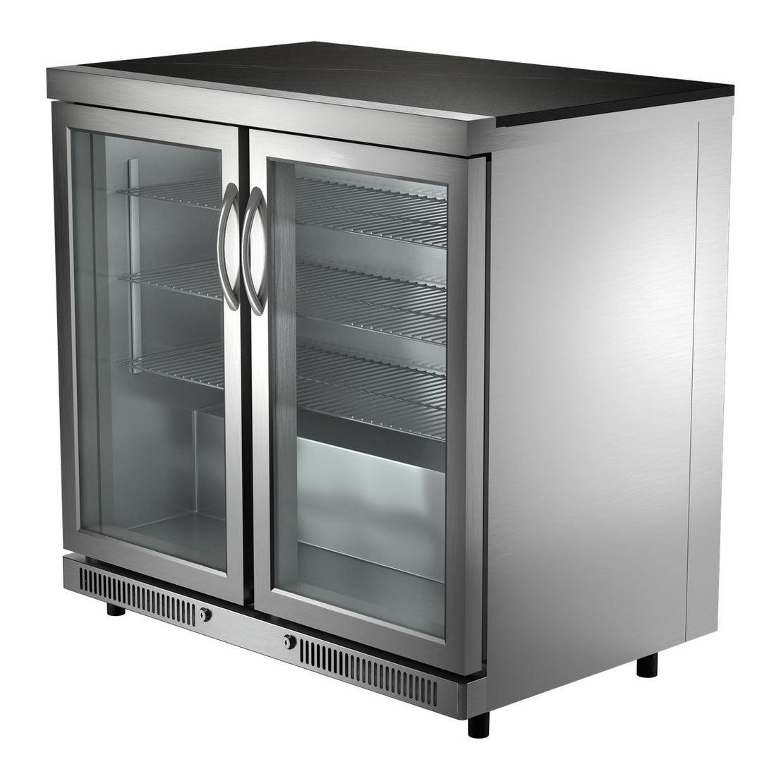 Cirencester Double Door Outdoor Fridge Whistler Grills – Lime Lace