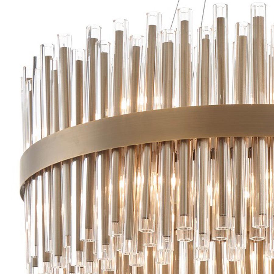 Colmar 80cm Chandelier - Antique Brass - RV Astley