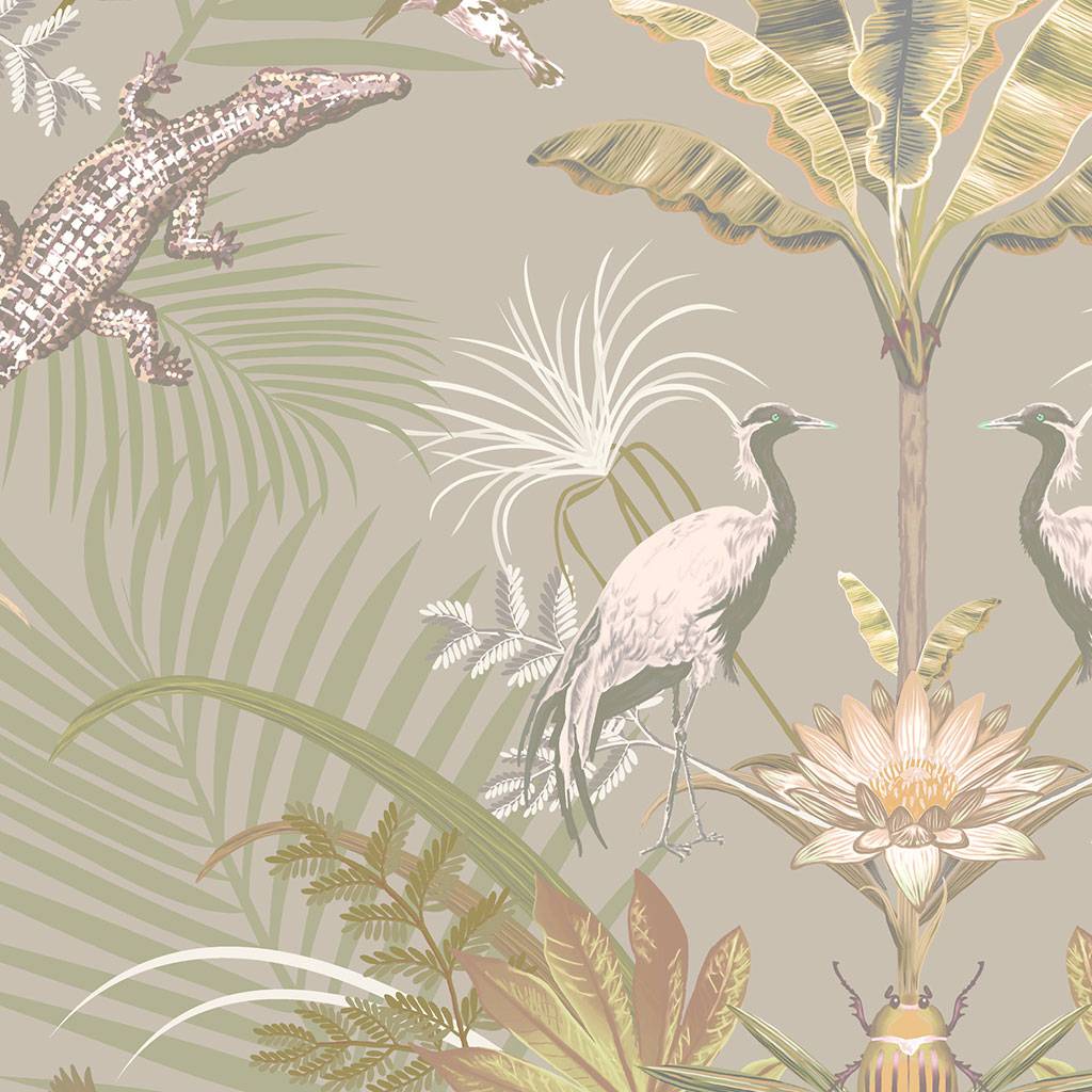 Crocodilia Wallpaper - Safari - Becca Who