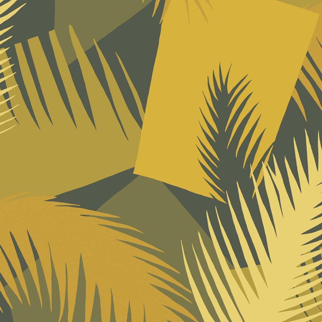 Deco Palm Wallpaper - Geometric II Collection - Cole & Son