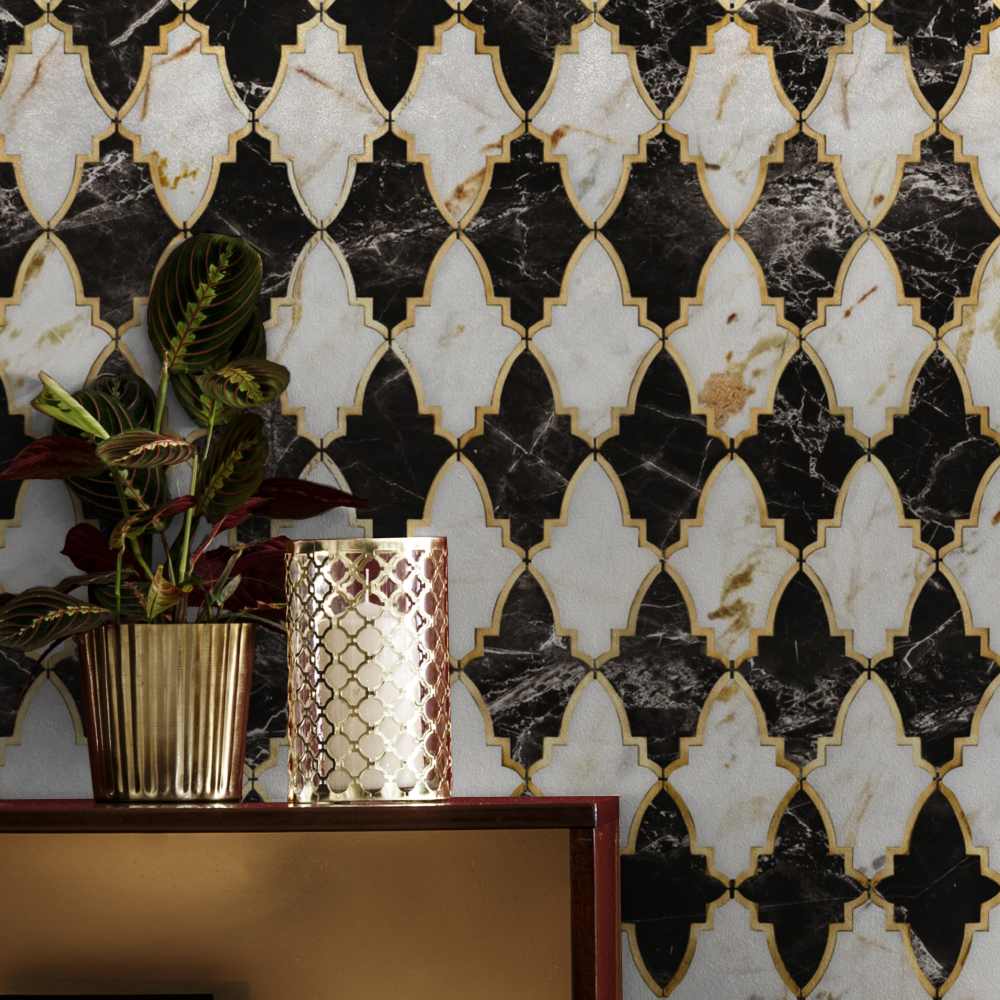 Empire Onyx Metallic Wallpaper - MINDTHEGAP