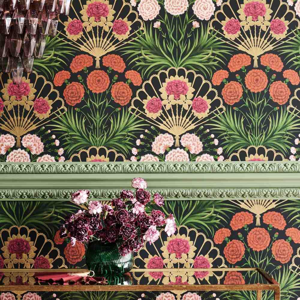 Flamenco Fan Wallpaper - Seville Collection - Cole & Son