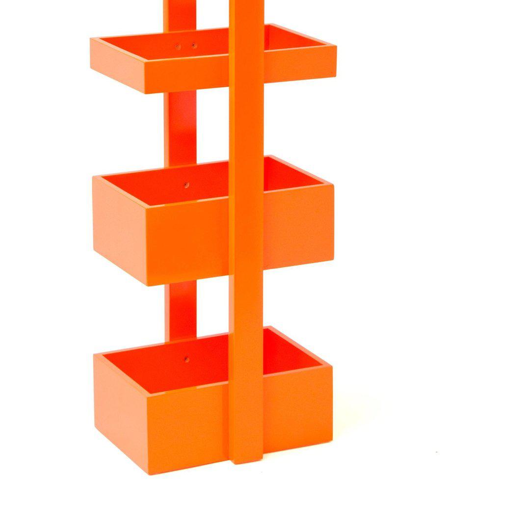 Fuji Bathroom Caddy 4 Tray - Orange