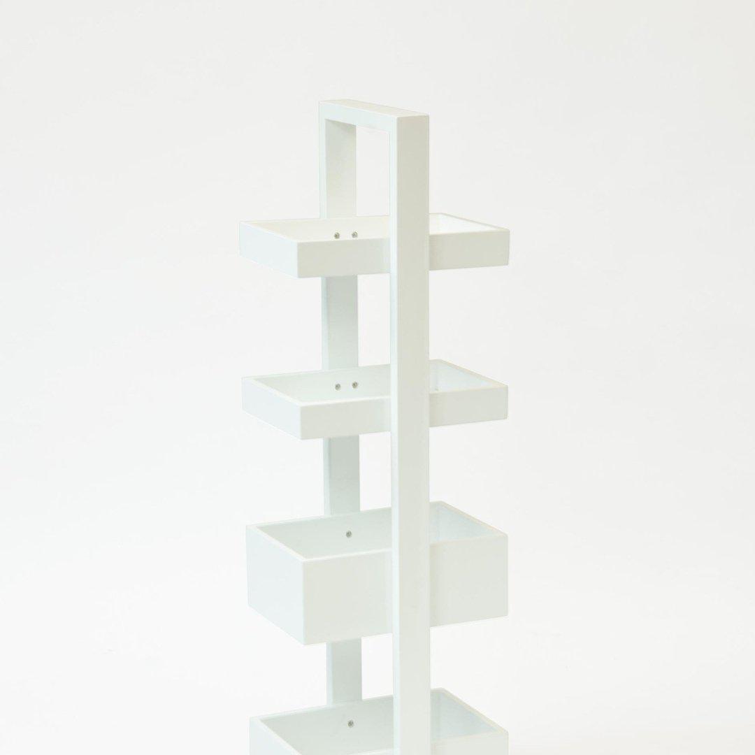 Fuji Bathroom Caddy 4 Tray - White