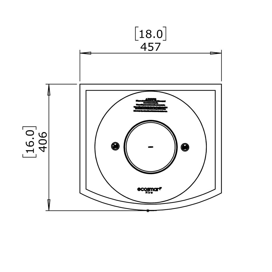 Grate 18 Fireplace Grate - EcoSmart Fire