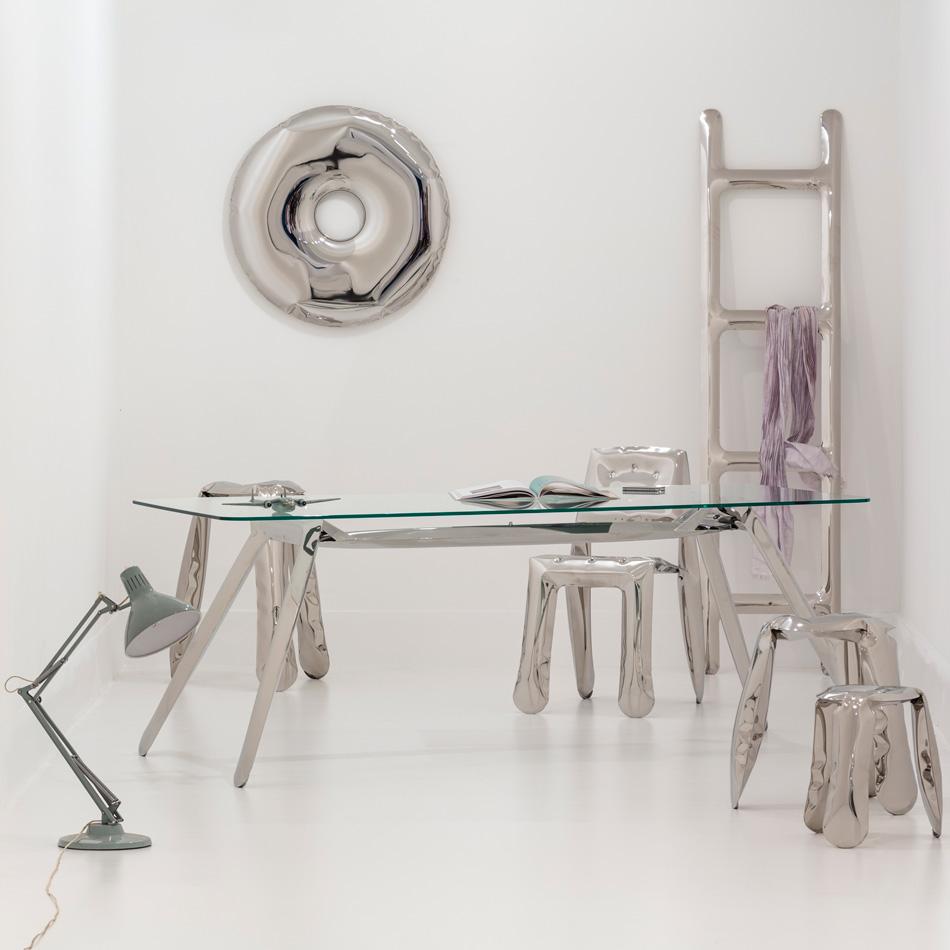 Heat Collection Drab Clothes Hanger - Cosmic Blue - Zieta