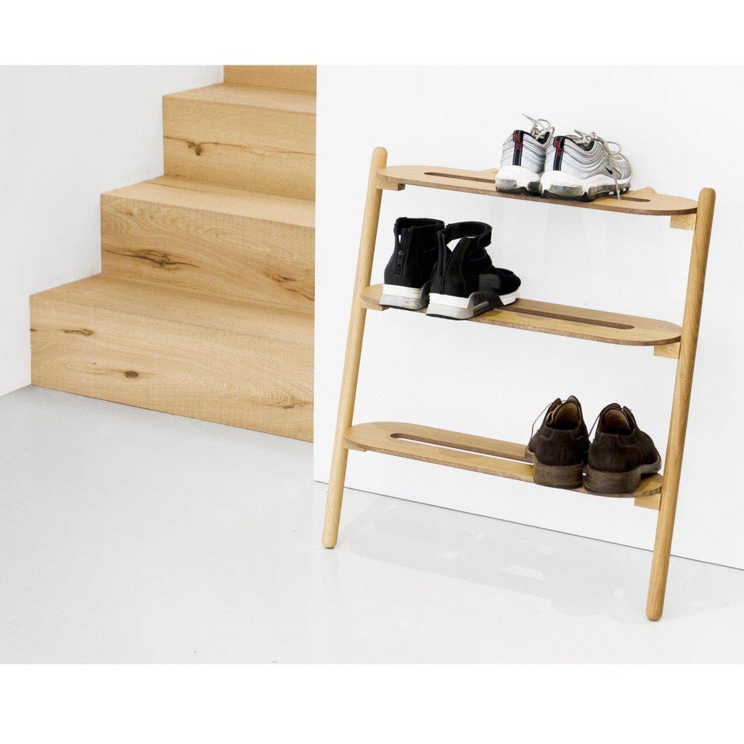 Heel Bar Shoe Tidy - Oak