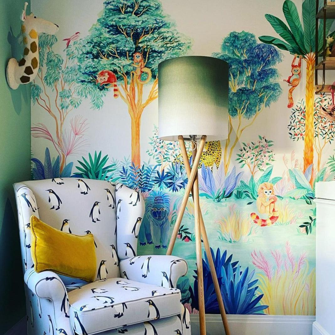 Jungle Colour Wallpaper - Set of 3 Panels - Sian Zeng