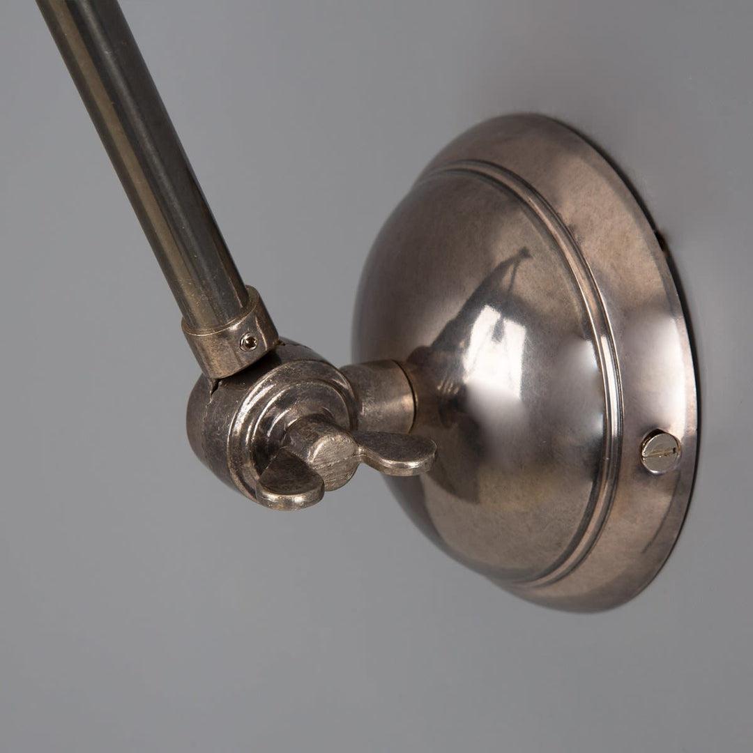 Lyx Adjustable Arm Wall Light - Antique Silver - Mullan Lighting